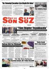 SİİRT’TE SON SÖZ